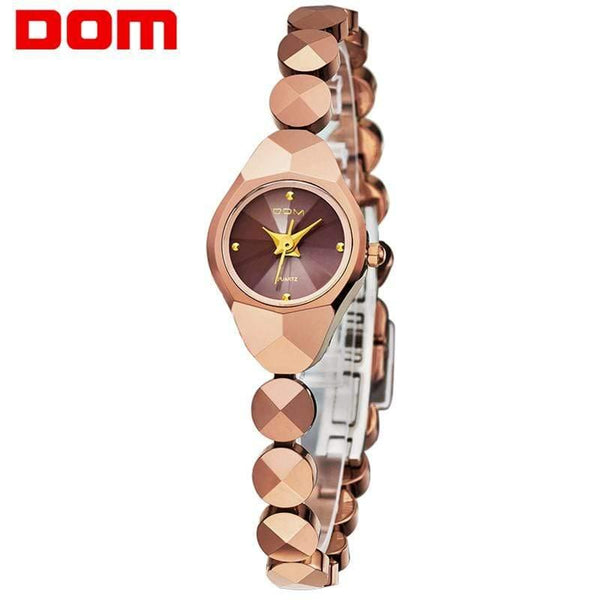 Planet Gates W 735CK 5M / China Women luxury brand waterproof style quartz watch Tungsten steel gold nurse watch bracelet women