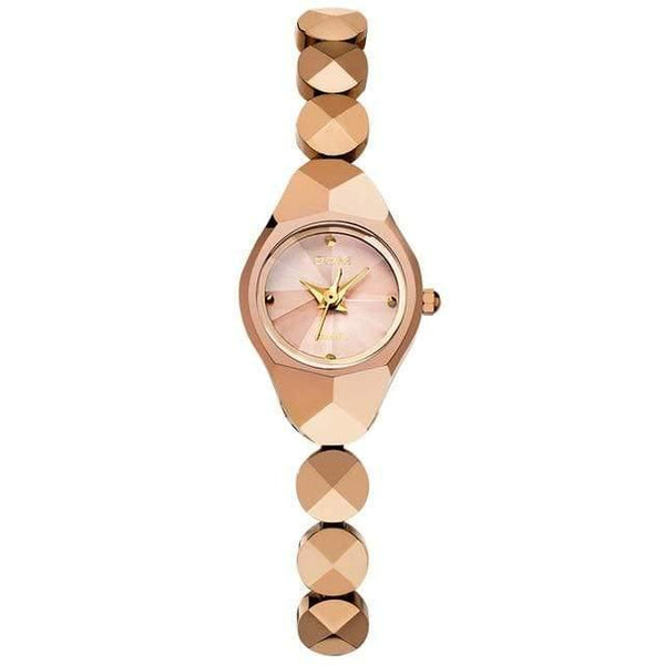 Planet Gates W 735CK 9M / China Women luxury brand waterproof style quartz watch Tungsten steel gold nurse watch bracelet women