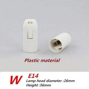 Planet Gates W / E14 Led Bulb E14 socket ceramic plastic Lamp Bases holder  lantern chandelier lamp holder lighting accessories