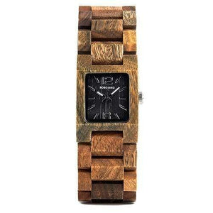 Planet Gates W-S02-3 25mm Small Women Watches Wooden Quartz Wrist Watch Timepieces Best Girlfriend Gifts Relogio Feminino in wood Box