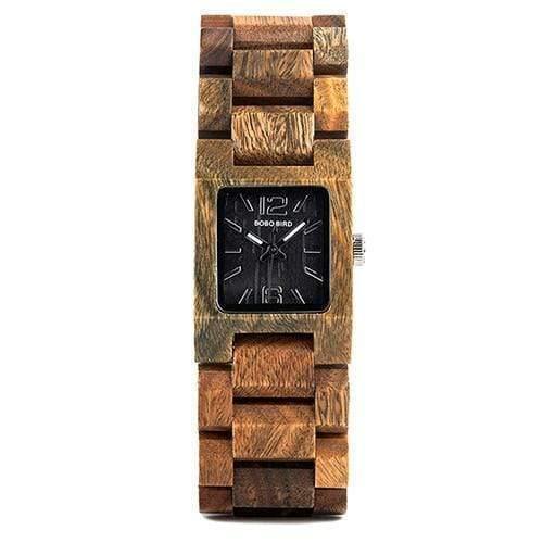 Planet Gates W-S02-3 25mm Small Women Watches Wooden Quartz Wrist Watch Timepieces Best Girlfriend Gifts Relogio Feminino in wood Box