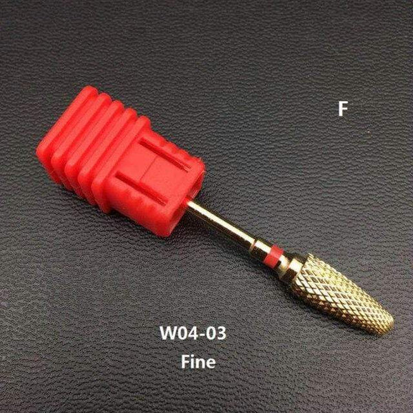 Planet Gates W04-03 28 Type Carbide Nail Drill Bits For Electric Drill Manicure Machine Accessory Tungsten Nails Milling Cutter Nail Files Art Tools