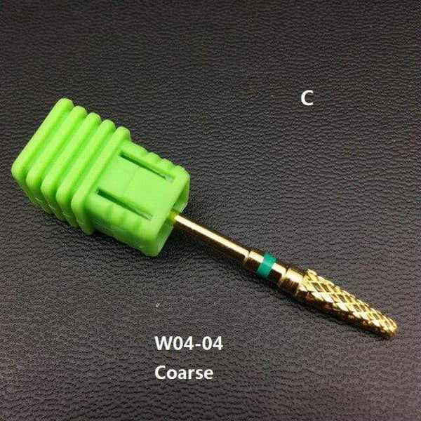 Planet Gates W04-04 28 Type Carbide Nail Drill Bits For Electric Drill Manicure Machine Accessory Tungsten Nails Milling Cutter Nail Files Art Tools
