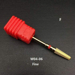 Planet Gates W04-06 28 Type Carbide Nail Drill Bits For Electric Drill Manicure Machine Accessory Tungsten Nails Milling Cutter Nail Files Art Tools