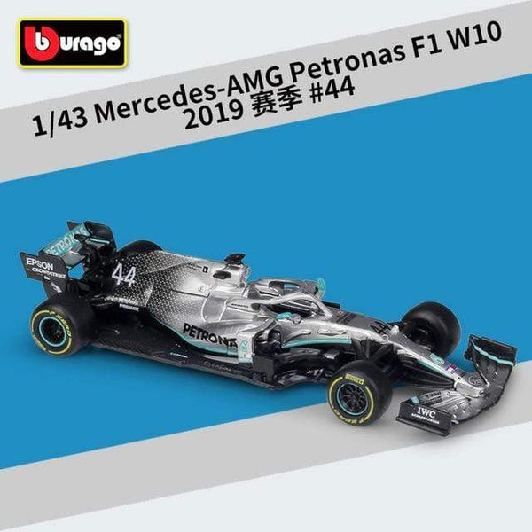 Planet Gates W10 2019 NO.44 1:43 Scale RB15 RB16 W10 Motor Racing Diecast Metal Car Model For Collection Friend Gift