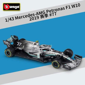Planet Gates W10 2019 NO.77 1:43 Scale RB15 RB16 W10 Motor Racing Diecast Metal Car Model For Collection Friend Gift