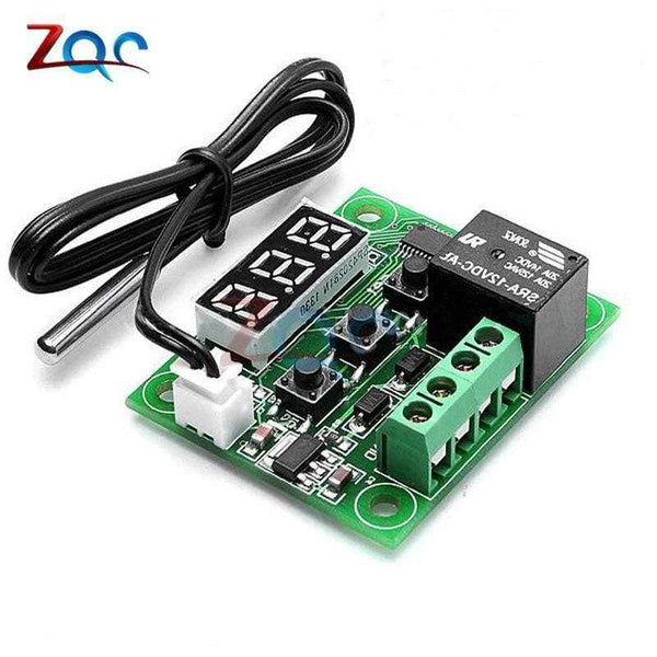 W1209 LED Digital Thermostat Temperature Control Thermometer Thermo Controller Switch Module DC 12V Waterproof NTC Sensor