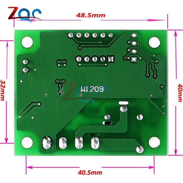W1209 LED Digital Thermostat Temperature Control Thermometer Thermo Controller Switch Module DC 12V Waterproof NTC Sensor