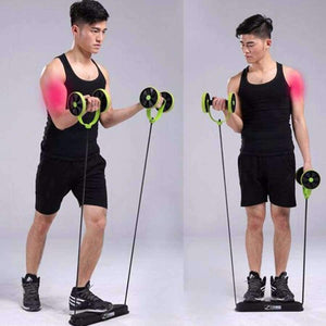 Planet Gates Waist Abdominal Trainer Gym Multifunction Fitness Build Curve Body Sport Pull Rope Health Muscle Home Training Equipment