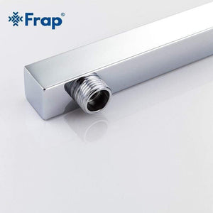 Planet Gates Wall Mount Copper Shower Arm Square Simple Shower Wall Hanging Bathing Rod Bathroom Concealed Install Shower Arm Y81019