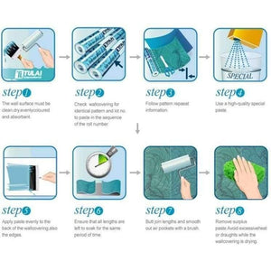 Planet Gates Wall paper papel de parede 3D Non woven wallpaper warm rural dandelion living room bedroom wall paper TV background