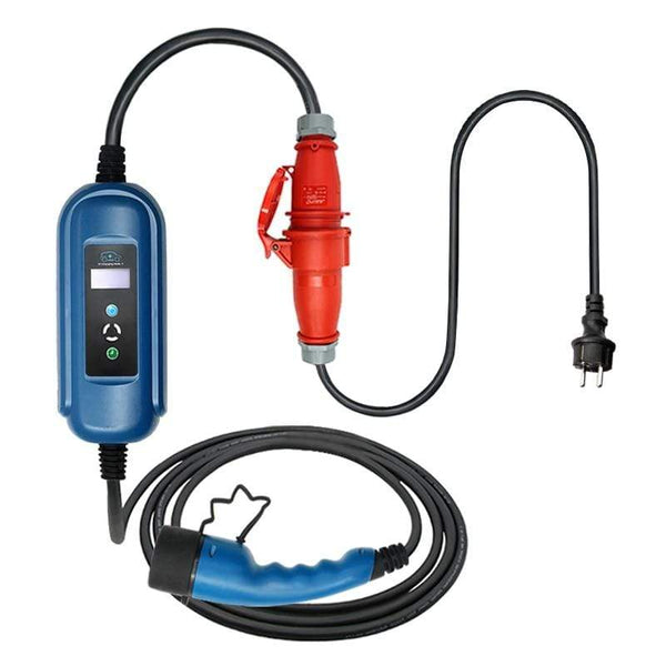 Planet Gates Wallbox 16A 3Phase Level 2 AC Ev Charger 11kw Evse Charger Portable Charger Electric Vehicle Car Charger Type 2 IEC62196 Type 1