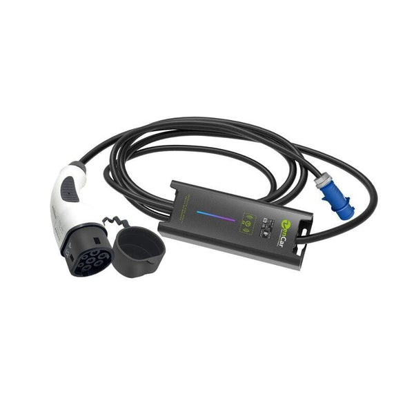 Planet Gates Wallbox Ev Charging Stations 10A 16A 20A 24A 32A Blue Cee Plug IEC62196 Type 2 Electric Car Charger 5M Cable For i5 Tesla