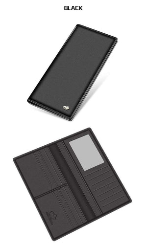 Planet Gates Wallet Business Men's Thin Genuine Leather Wallet Luxury Brand Design Handy Slim Male Wallet N4470-1