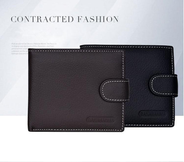 Planet Gates Wallet men genuine leather men wallets purse short male leather wallet men money bag quality guarantee carteira