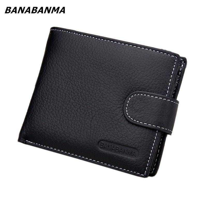 Planet Gates Wallet men genuine leather men wallets purse short male leather wallet men money bag quality guarantee carteira