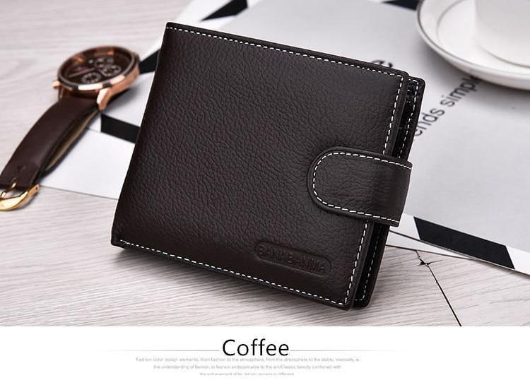 Planet Gates Wallet men genuine leather men wallets purse short male leather wallet men money bag quality guarantee carteira