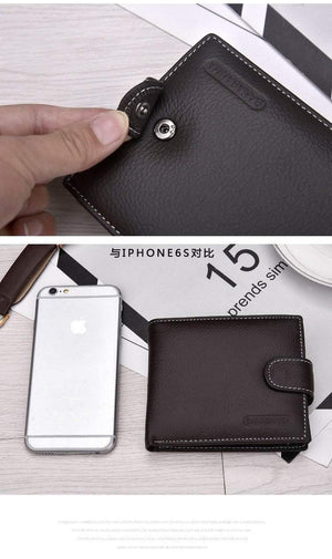 Planet Gates Wallet men genuine leather men wallets purse short male leather wallet men money bag quality guarantee carteira