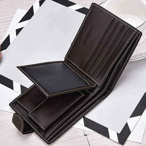 Planet Gates Wallet men genuine leather men wallets purse short male leather wallet men money bag quality guarantee carteira