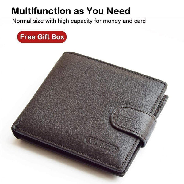 Planet Gates Wallet Men Leather Genuine Cow Leather Man Wallets With Coin Pocket Man Purse leather Money Bag Wallets for Male