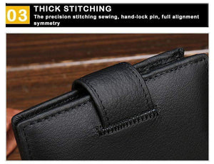 Planet Gates Wallet Men Leather Genuine Cow Leather Man Wallets With Coin Pocket Man Purse leather Money Bag Wallets for Male