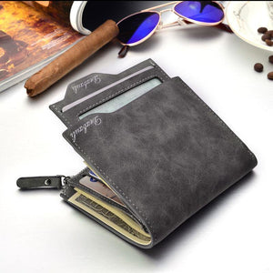 Planet Gates Wallet Men Soft Leather wallet with removable card slots multifunction men wallet purse male clutch top quality