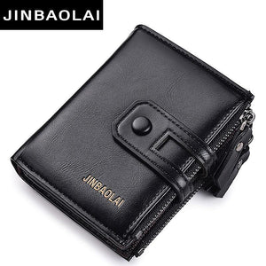 Planet Gates Wallet Purse PU Leather Men's Wallet Hasp Design Small Mens Wallets With Zipper Coin Pocket Card Holder Luxury Wallet