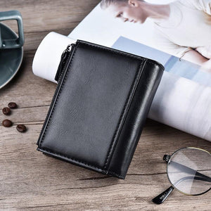 Planet Gates Wallet Purse PU Leather Men's Wallet Hasp Design Small Mens Wallets With Zipper Coin Pocket Card Holder Luxury Wallet