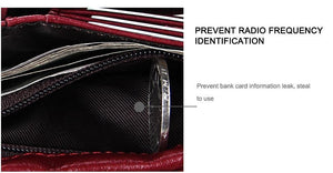 Planet Gates Wallet Women Genuine Leather Wallets Female Hasp Double Zipper Design Coin Purse ID Card Holder Unisex Slim Wallet