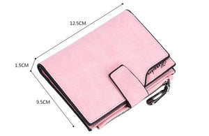 Planet Gates Wallet Women Leather  Credit Card Holder Zipper Wallet Short Coin Purse For Cards Purse Portefeuille Zip Card Short Clutch