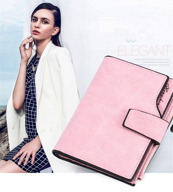 Planet Gates Wallet Women Leather  Credit Card Holder Zipper Wallet Short Coin Purse For Cards Purse Portefeuille Zip Card Short Clutch