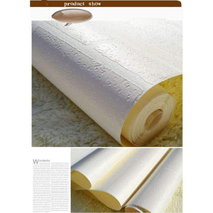 Planet Gates Wallpapers Modern 3D Brick Wallpaper Roll White Thick 3d Embossed Vinyl Covering Wall Paper Store Living Room TV Backdrop