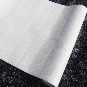 Planet Gates Wallpapers Modern 3D Brick Wallpaper Roll White Thick 3d Embossed Vinyl Covering Wall Paper Store Living Room TV Backdrop