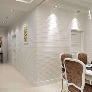 Planet Gates Wallpapers Modern 3D Brick Wallpaper Roll White Thick 3d Embossed Vinyl Covering Wall Paper Store Living Room TV Backdrop