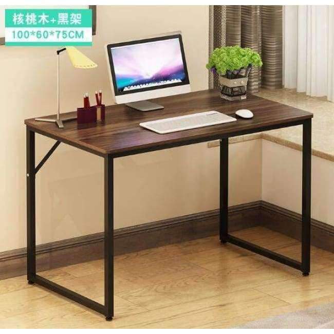 Planet Gates 100x60x75CM Steel frame Laptop desk Computer Desk Writing office table
