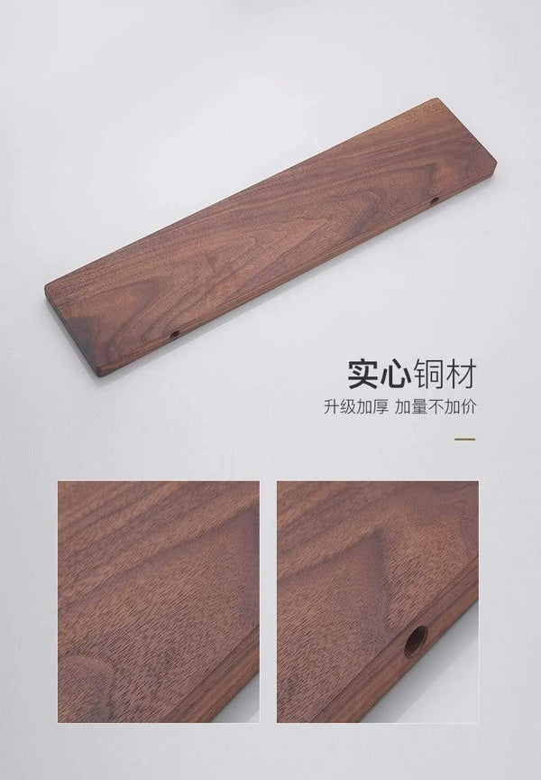 Planet Gates Walnut Wood Bathroom Hardware Set Creative Towel Ring Cosmetics Mirror Front Shelf Wall Mounted Brass Shaver Rack