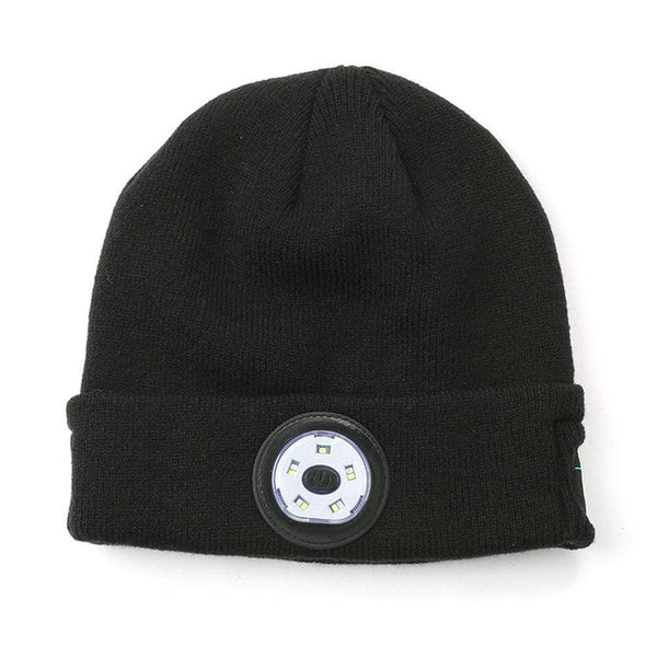 Planet Gates Warm Beanie Wireless LED Hat Wireless Smart Cap Headset Headphone Speaker Wireless Communication Night Outdoor Lighting Hat