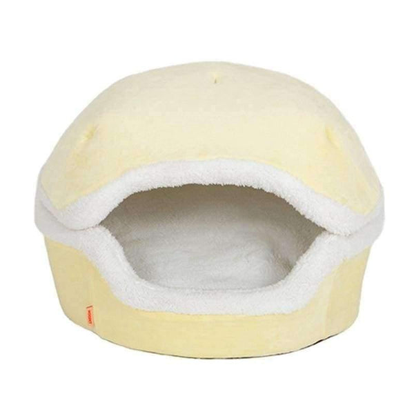 Planet Gates Warm Cat Bed House Hamburger Bed Disassemblability Windproof Pet Puppy Nest Shell Hiding Burger Bun for Winter