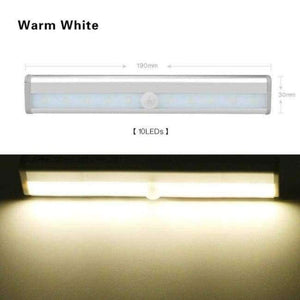 Planet Gates Warm White 1 / Battery Model LED Wireless Motion Sensor Light USB Closet Stairs Night Light for Wardrobe Cupboard Drawer Trunk Hallway Kitchen Baby Nursing