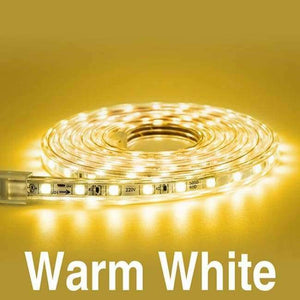 Planet Gates Warm White / 10 Meter LED Strip 2M 3M 4M 5M 10M AC220V SMD5050 IP65 Waterproof 60LEDs/m  High Brightness Outdoor Lighting DIY For Festival Decoration