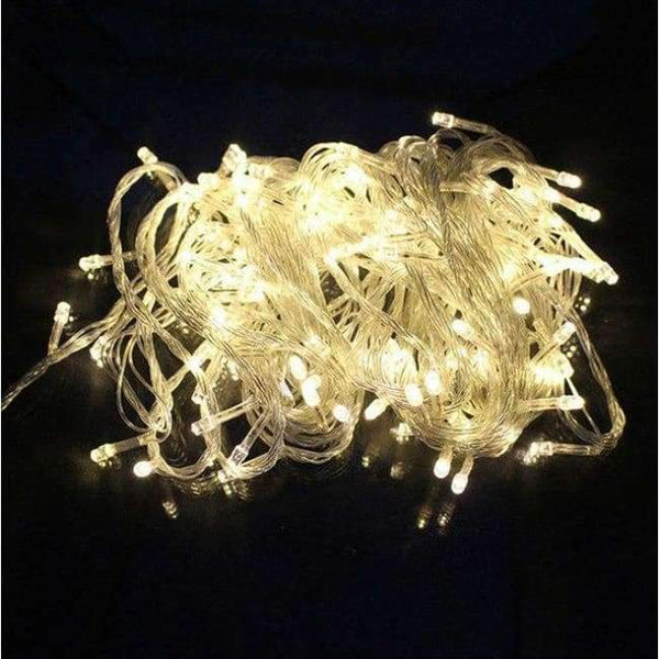 Planet Gates warm white / 10m 100leds / 220V EU plug Kingoffer10M 30M 50M 100M LED String Light 110V 220V Waterproof Fairy Holiday Light for Christmas Festival Party Xmas Decoration