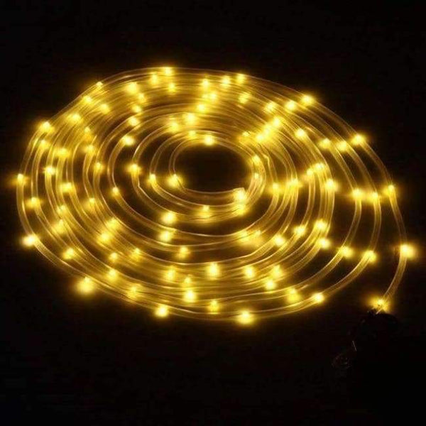 Planet Gates Warm White / 12M 100LEDs 12M 100LEDs 7M 50 LED Solar Rope Tube String Lights Outdoor Garden Christmas Garland Led Globe Led Strip Fairy Light  Waterproof
