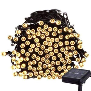 Planet Gates Warm White / 17M 100LED Woodpow F5 100-200LED Solar String Lights Christmas Tree Fairy Lamp Xmas Holiday Waterproof Garden Courtyard Decoration Lights