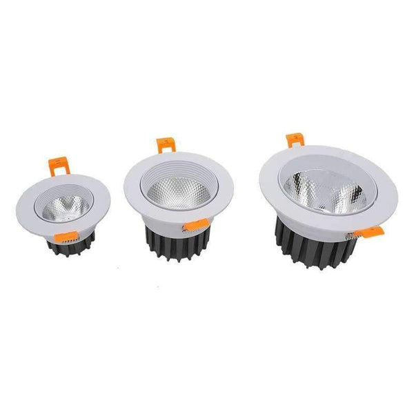 Planet Gates Warm White / 20w no dimmable White Shell Led Ceiling Lights Lamp Dimmable 7w 10w 12w 15w 20w 25w 30w 40w AC90-260V 60angle Led Recessed Down Light Bulb UL CE