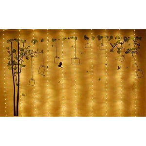 Planet Gates Warm White 3x3M 320LED Waterfall Waterproof Meteor Shower Rain LED String Lights For Holiday Light Wedding Xmas Christimas Party Decor