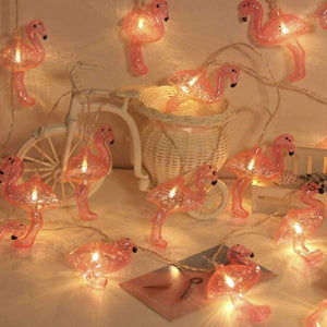Planet Gates Warm White / 4m 20 lamp battery JUNJUE Flamingo LED String Light ins Korean Style Party Supplies Christmas Wedding Decoration Holiday Lights For Home
