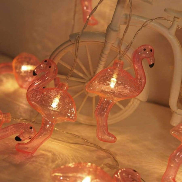 Planet Gates Warm White / 4m 20 lamp battery JUNJUE Flamingo LED String Light ins Korean Style Party Supplies Christmas Wedding Decoration Holiday Lights For Home