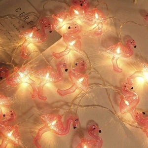Planet Gates Warm White / 4m 20 lamp battery JUNJUE Flamingo LED String Light ins Korean Style Party Supplies Christmas Wedding Decoration Holiday Lights For Home