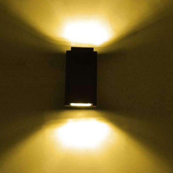 Planet Gates Warm White / 6W / Black Jiawen 6W 10W Villa corridor wall lights Outdoor waterproof LED wall lamp ,Up and Down Lighting(AC85-265V)