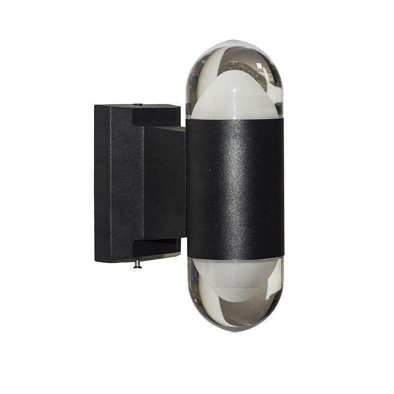 Planet Gates Akrylowe oświetlenie zewnętrzne Nowoczesne oświetlenie zewnętrzne ścienne Proste, wodoodporne oświetlenie zewnętrzne w górę i w dół